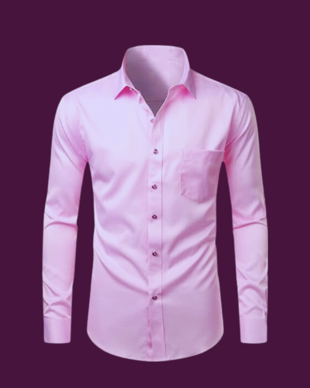 Classic formal pink shirt