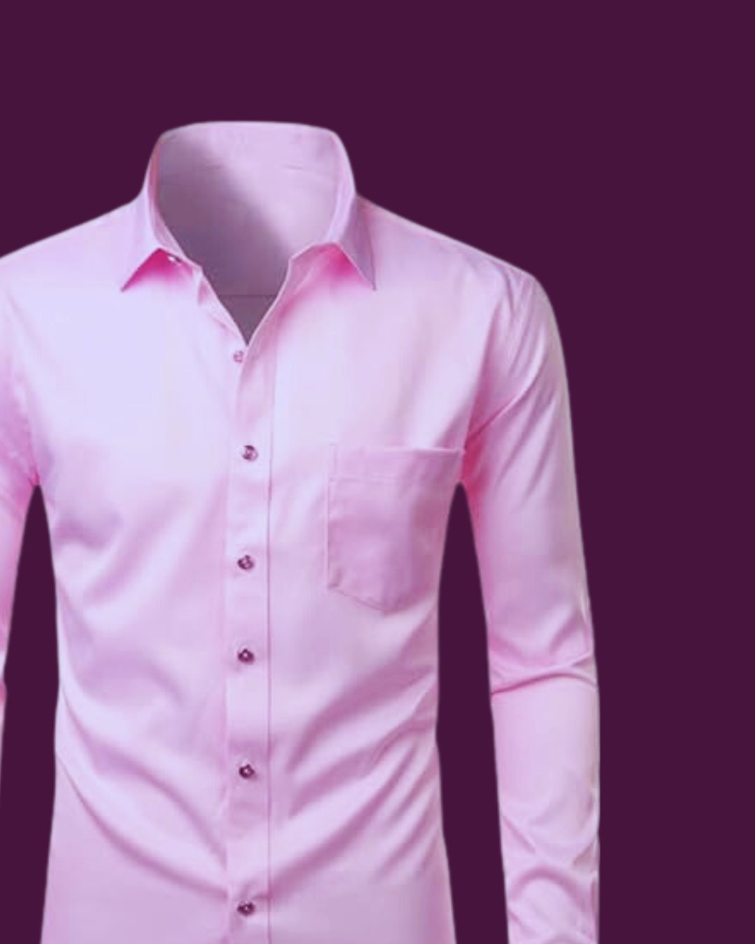 Classic formal pink shirt